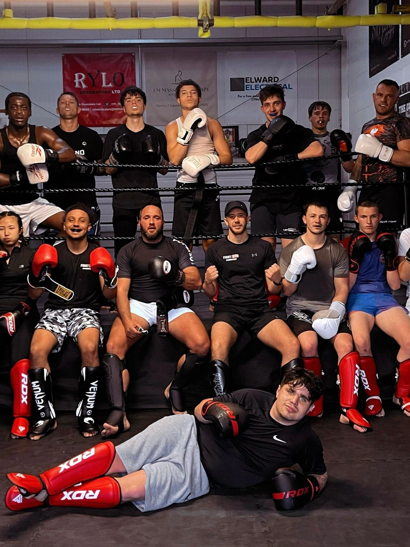 Fighters training together at Fight Hub Basingstoke
